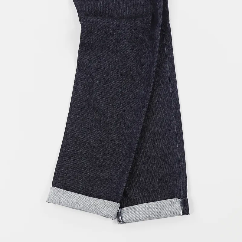 Edwin ED-55 Regular Tapered Jeans CS Red Listed Blue Denim Rinsed-4