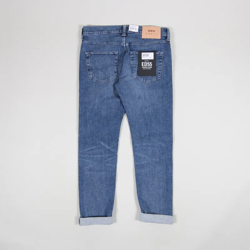 Edwin ED-55 CS Jeans Yuuki Blue Tsukiya Wash