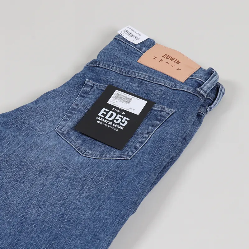 Edwin ED-55 CS Jeans Yuuki Blue Tsukiya Wash-3