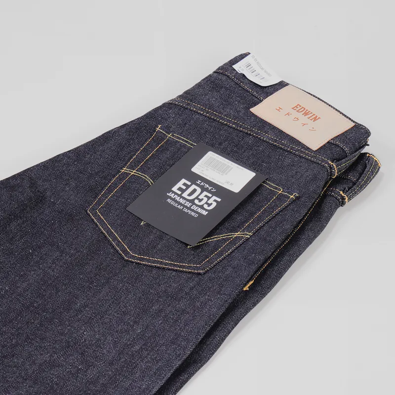 Edwin Selvedge Men's Stainless Steel Chronograph Watch with Selvedge Band and White Dial Edwin selvedge jeans mens - Gem