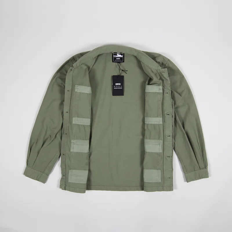 Edwin Survival Jacket PFD Military Green-1