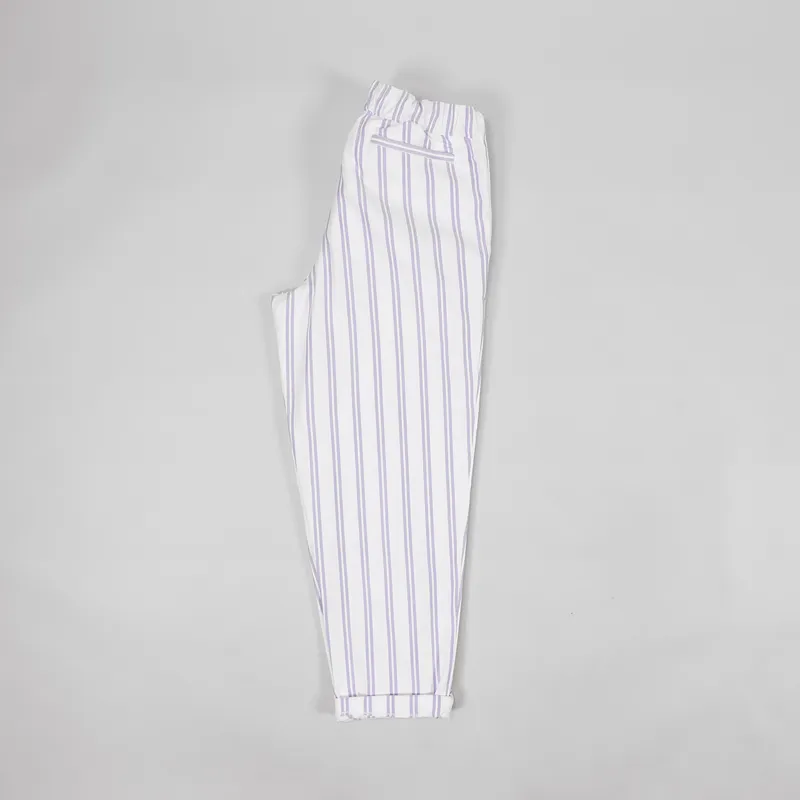 Reception Elasticated Pant White Lavender-2