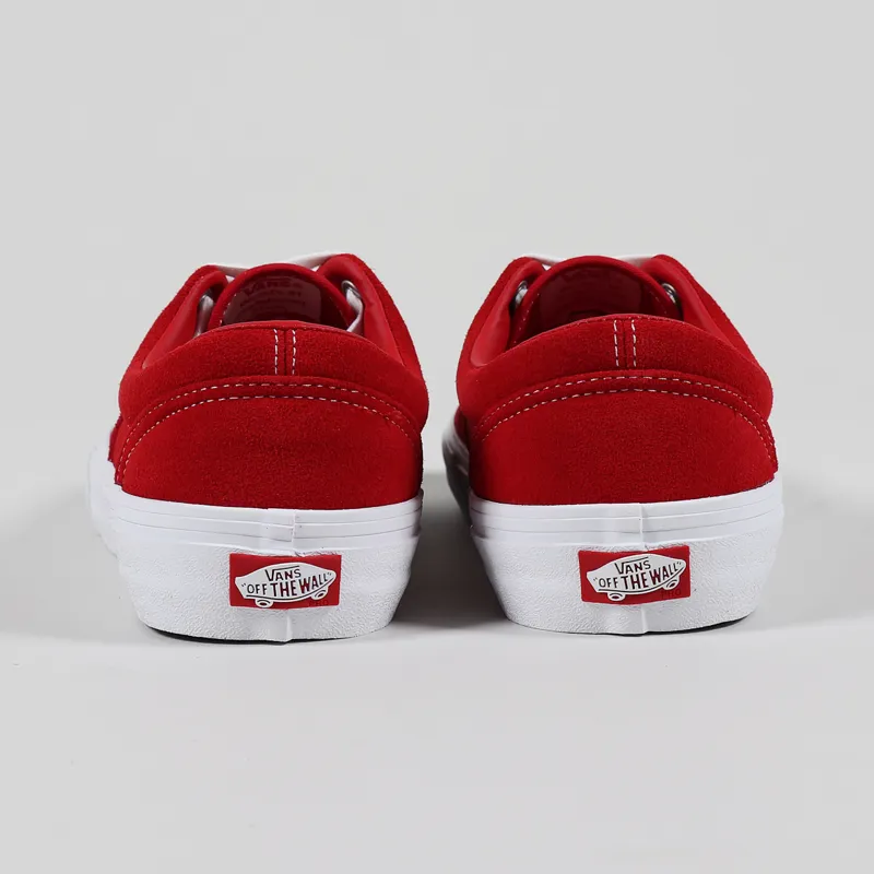 Vans Era Pro Suede Shoes Red White-6