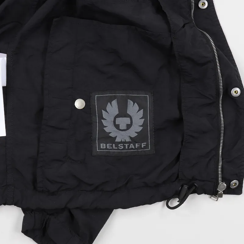 Belstaff Mens Erwin Lightweight Polyamide Bike Jacket Black