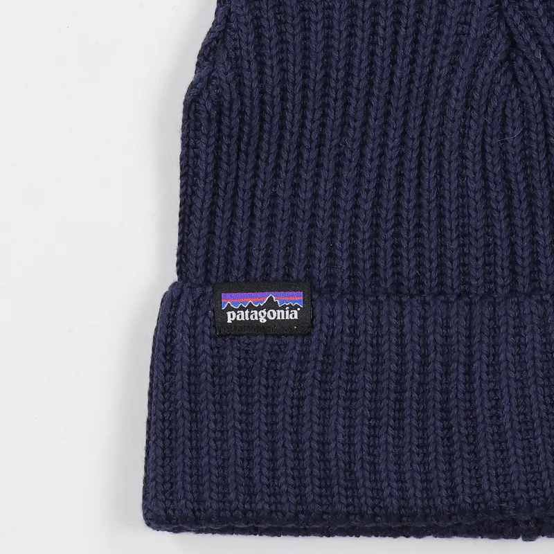 Patagonia Fishermans Rolled Beanie Navy-1