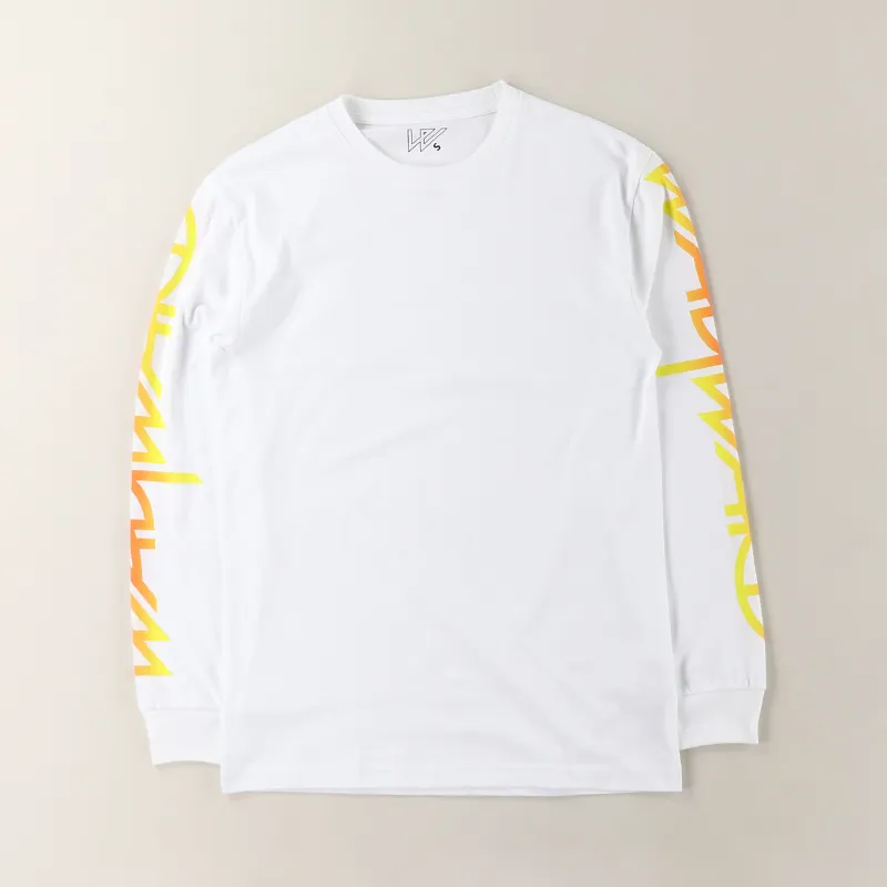 Wayward London Flamin Wayslee Long Sleeve T Shirt White