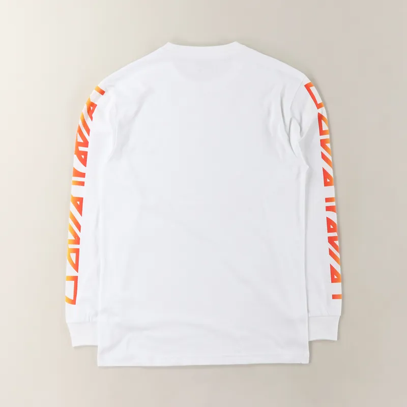 Wayward London Flamin Wayslee Long Sleeve T Shirt White-2