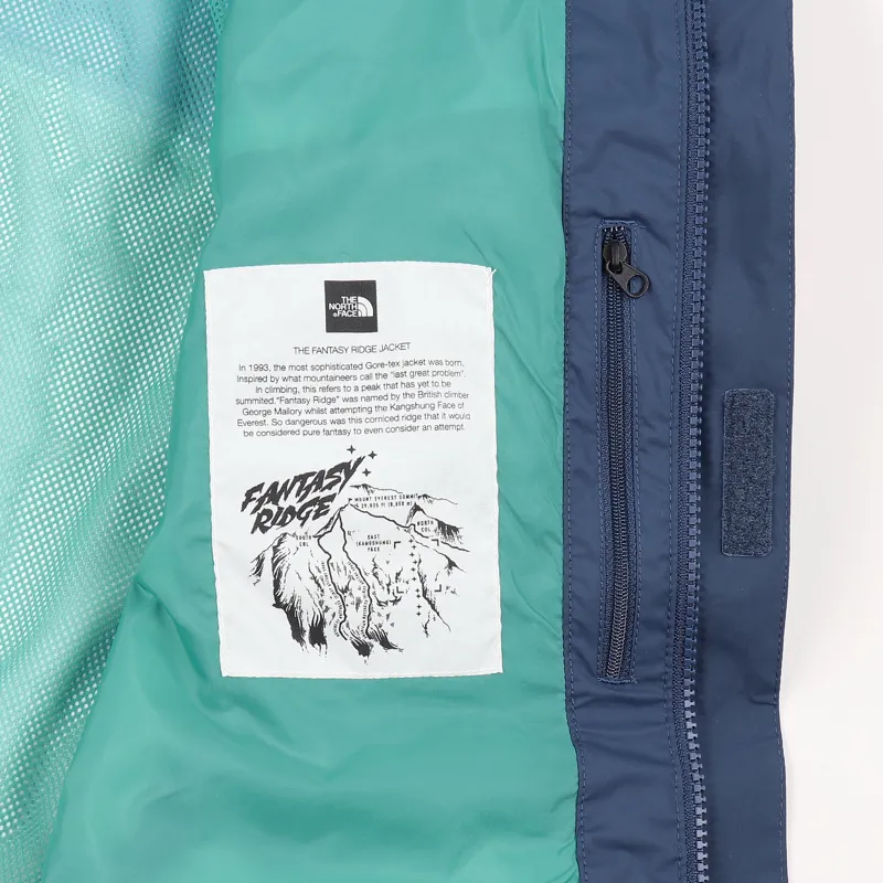 The North Face Fantasy Ridge Jacket Blue Wing Teal Green Vintage White-6