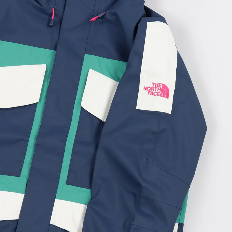 The North Face Fantasy Ridge Jacket Blue Wing Teal Green Vintage White-3