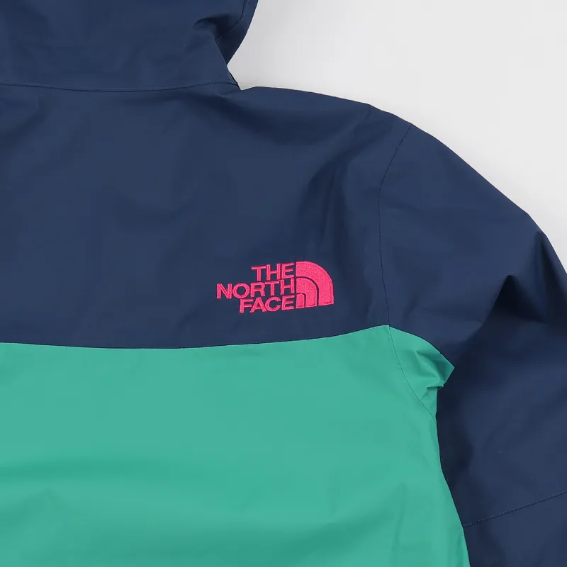 The North Face Fantasy Ridge Jacket Blue Wing Teal Green Vintage White-8