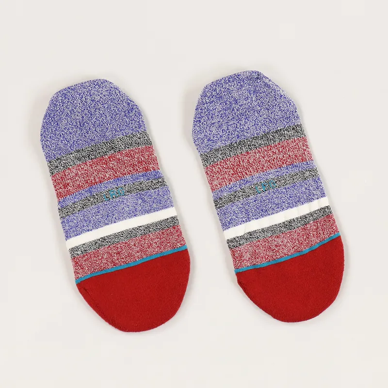 Stance Foundation Noosa Invisible Socks Red-1