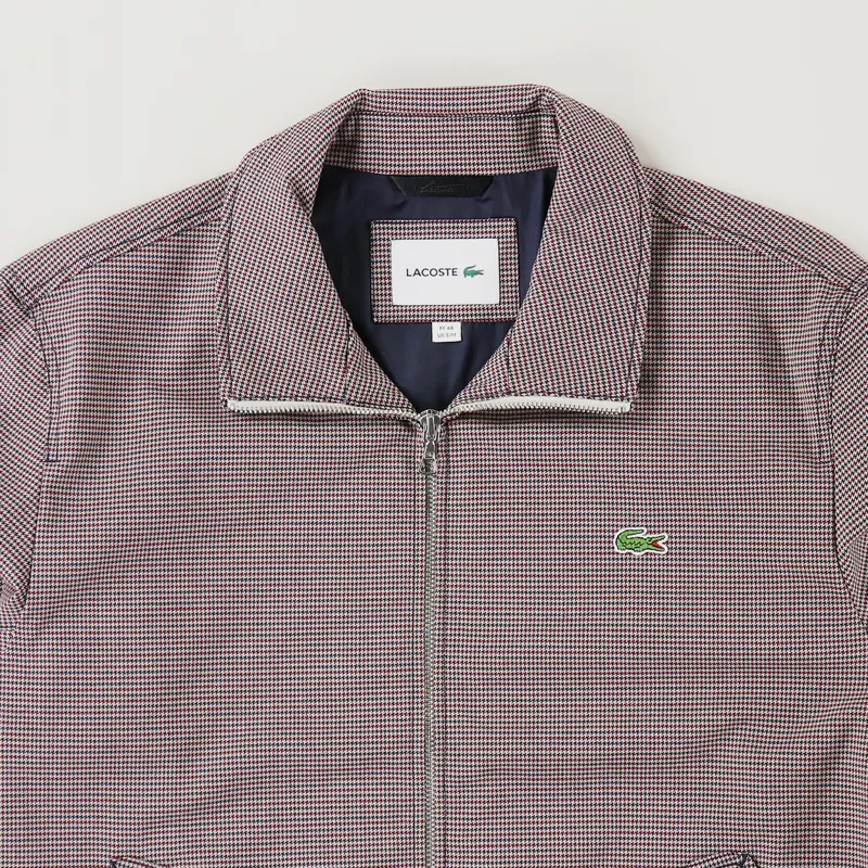 Lacoste Full Zip Check Jacket Houndstooth-1