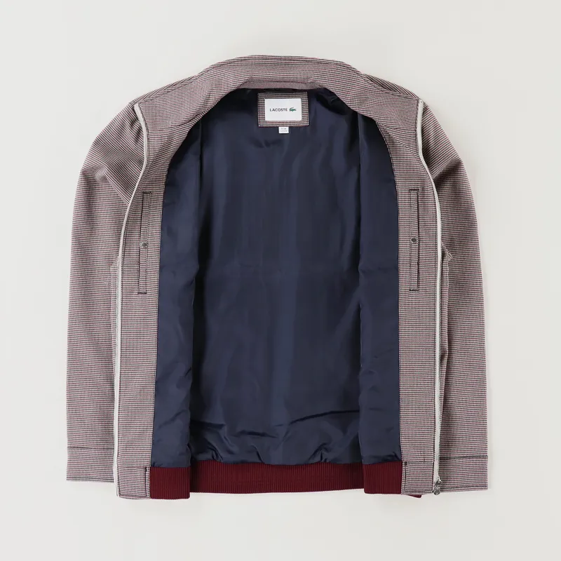 Lacoste Full Zip Check Jacket Houndstooth-4