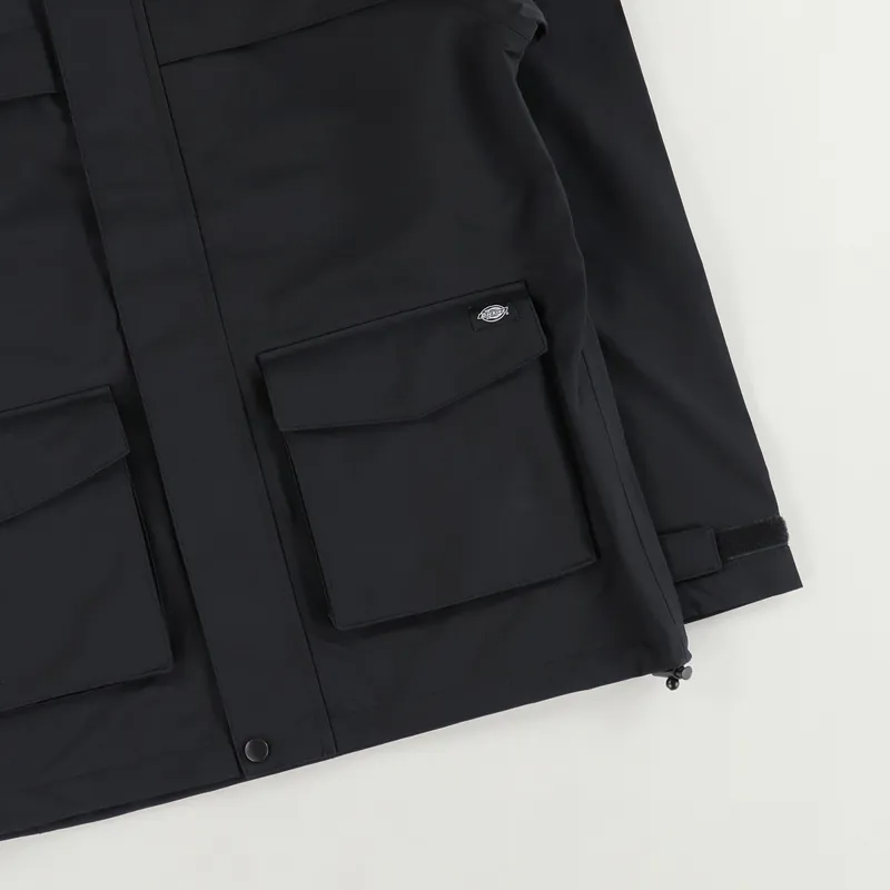 Dickies Gapville Wind And Waterproof Jacket Black-3
