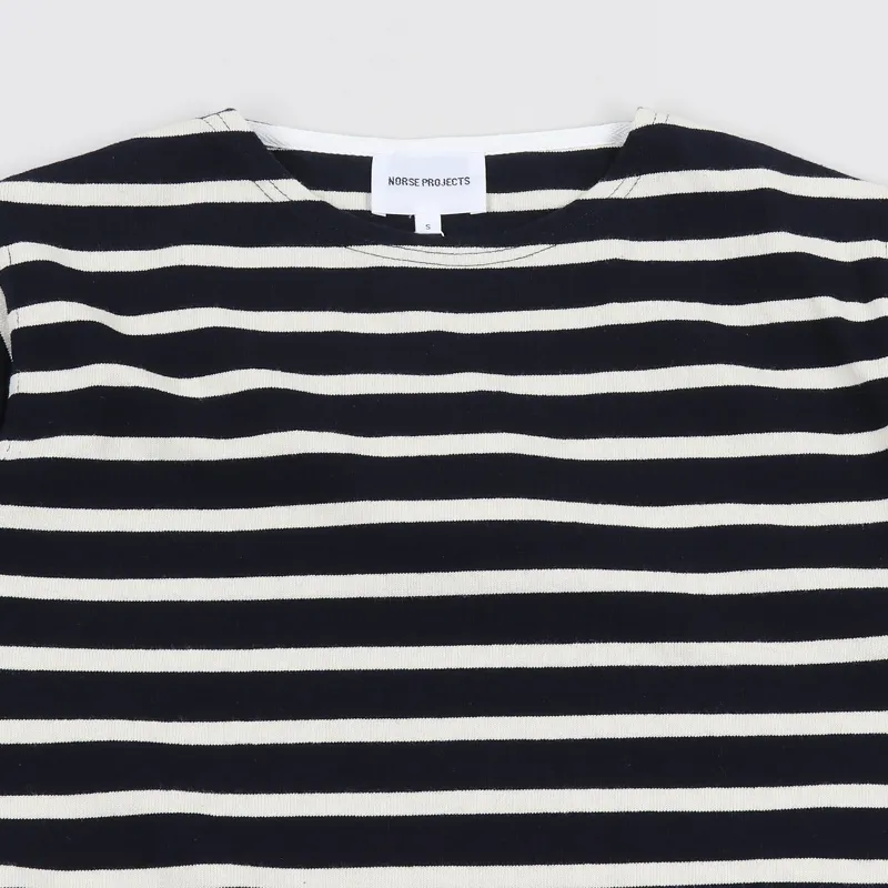 Norse Projects Godtfred Classic Compact SS T Shirt Navy-1