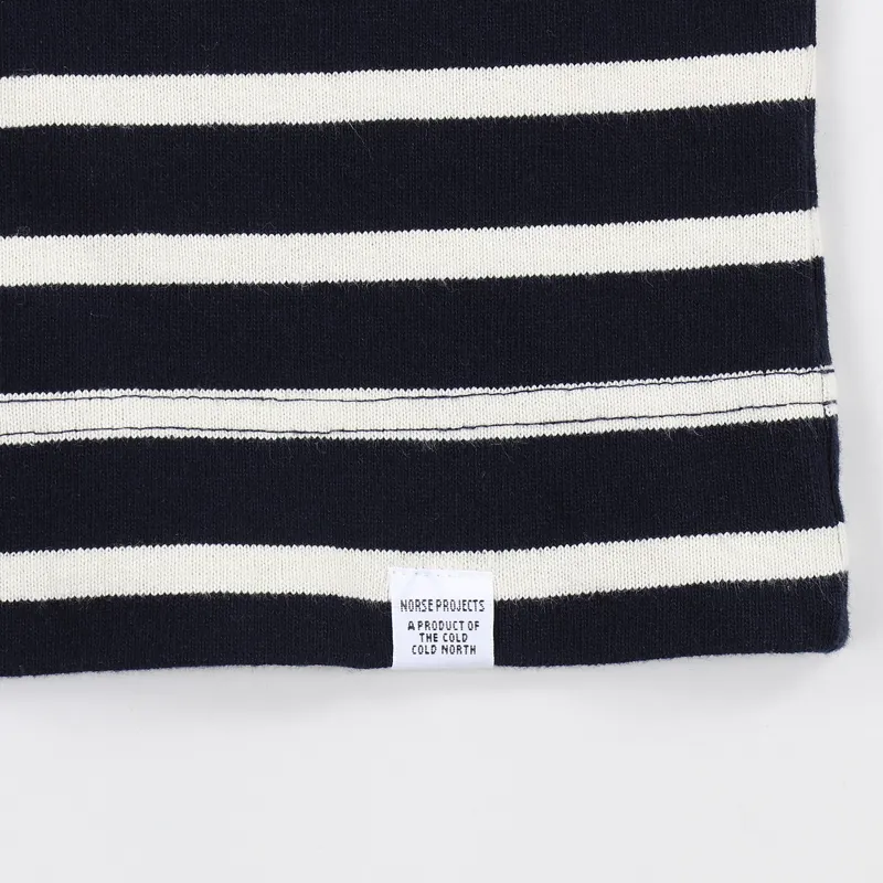 Norse Projects Godtfred Classic Compact SS T Shirt Navy-3