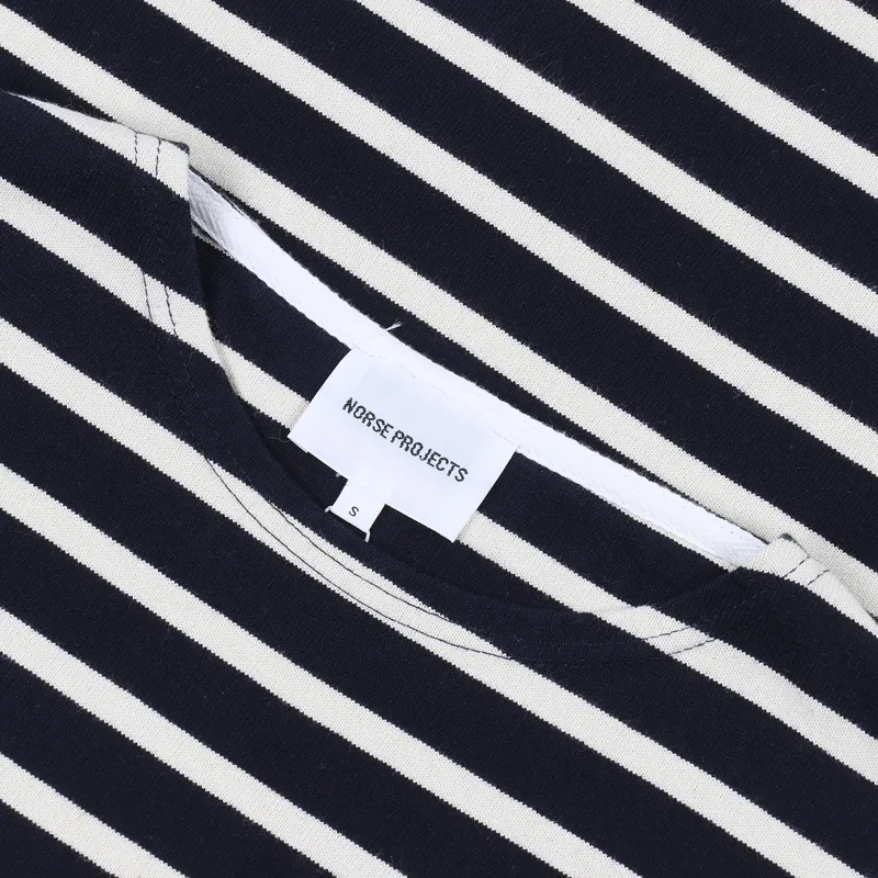 Norse Projects Godtfred Classic Compact SS T Shirt Navy-2