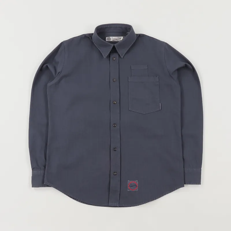 Eat Dust Combat Shirt Peacoat Blue