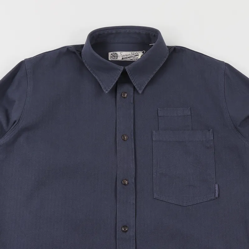 Eat Dust Combat Shirt Peacoat Blue-1