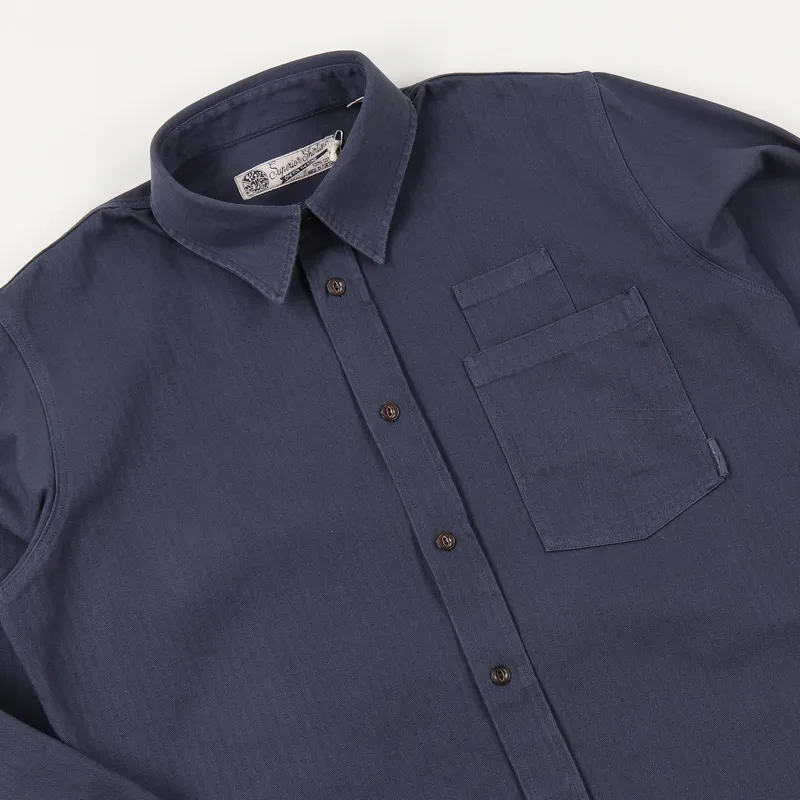Eat Dust Combat Shirt Peacoat Blue-2