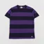Armor Lux Heritage MC Rugby Stripe T Shirt Navy Violet