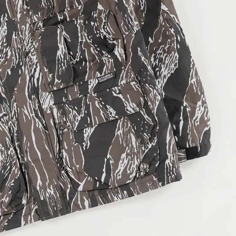 Stussy Men Technical Winter Waterproof Highland Jacket Tiger Camo