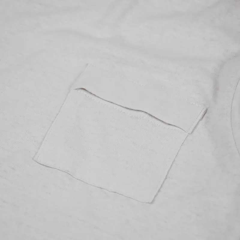 Maharishi Hemp Organic Pocket T Shirt White-2