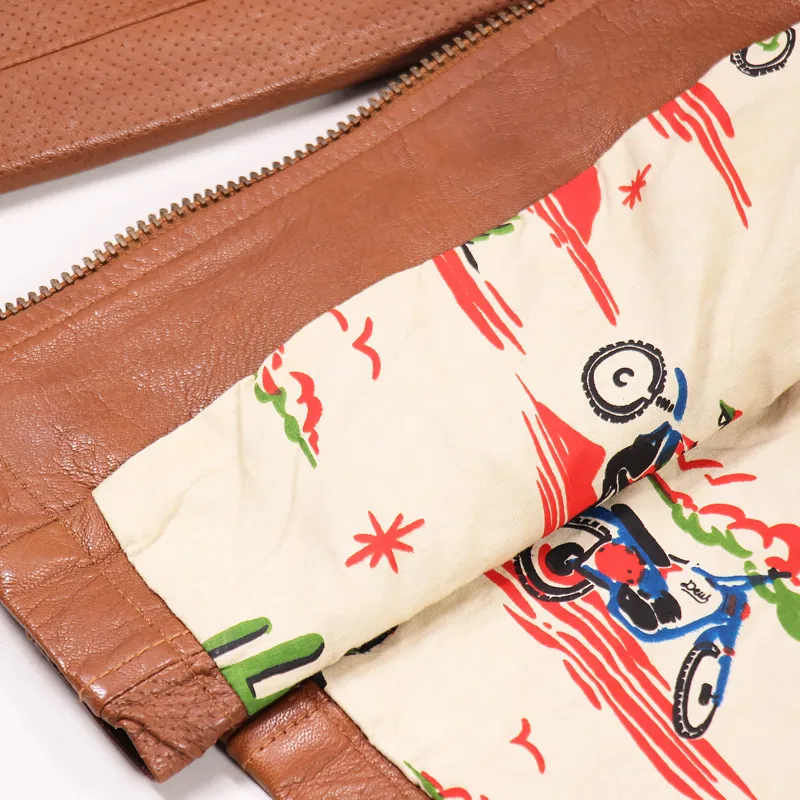Deus Ex Machina Holeshot Racer Jacket Tan-5