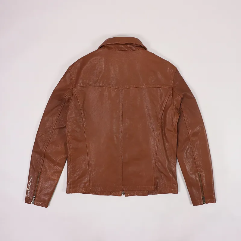 Deus Ex Machina Holeshot Racer Jacket Tan-8