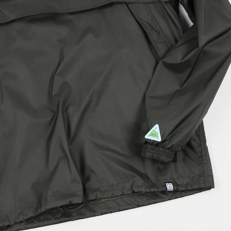 Hikerdelic Mens Hope Packable Smock Jacket Olive Green Purple