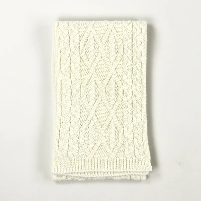 Belstaff Irish Cable Scarf Natural-1