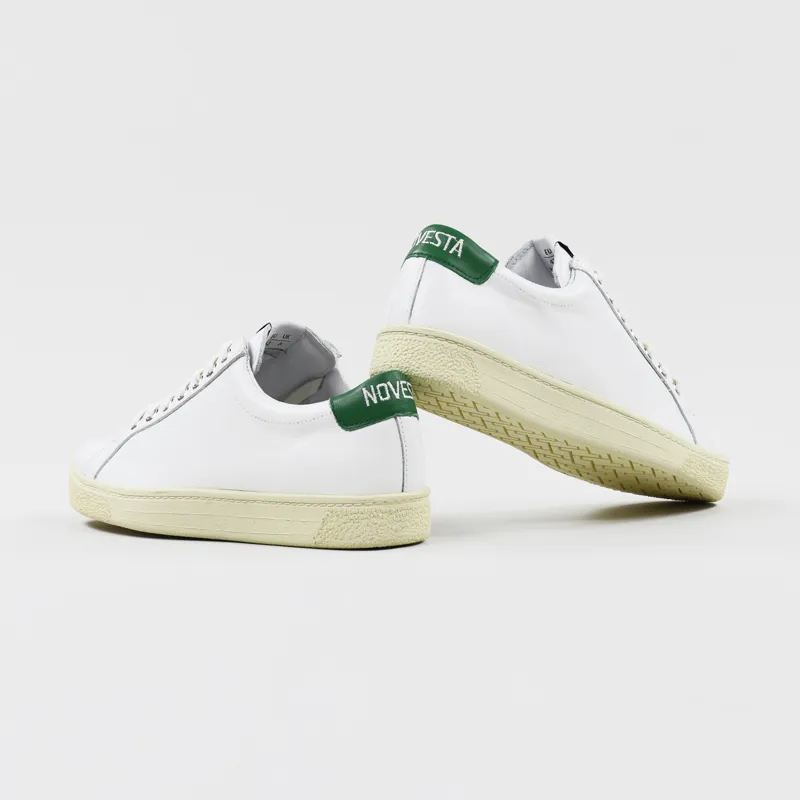 Novesta Itoh Shoes White Green Ecru-3