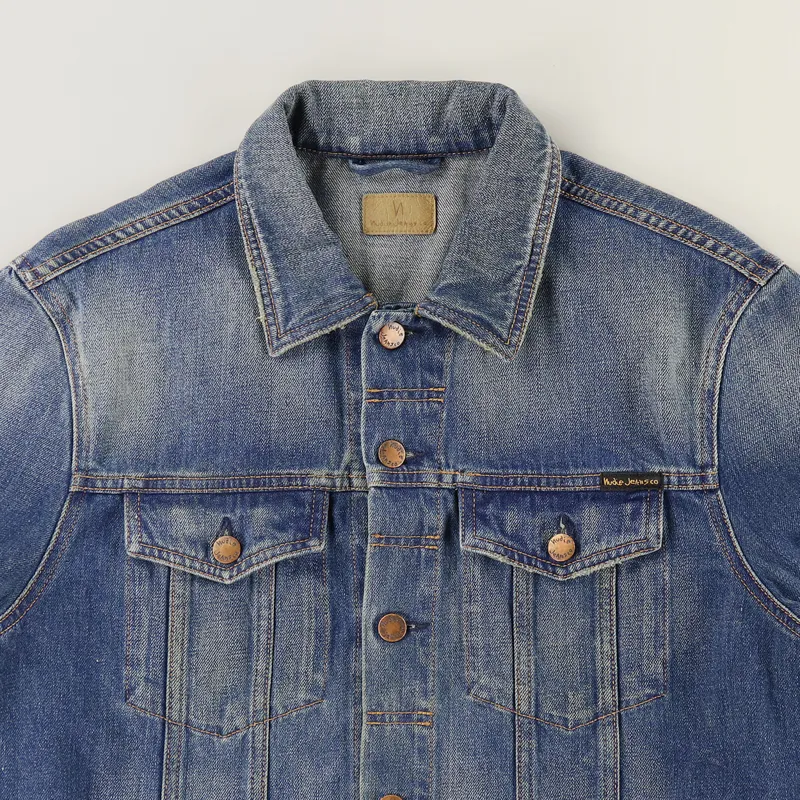 Nudie Jeans Jerry Jacket Dark Worn-1