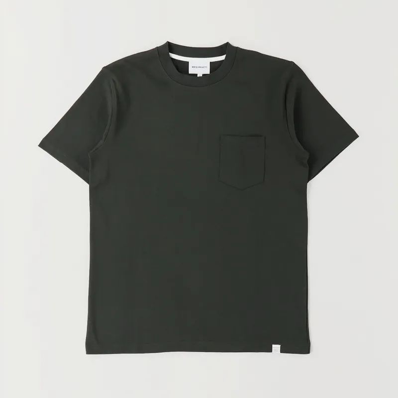 【関税込み】NORSE PROJECTS グリーン Johannes Tシャツ Norse Project - Johannes Circle Print T-shirt - Green