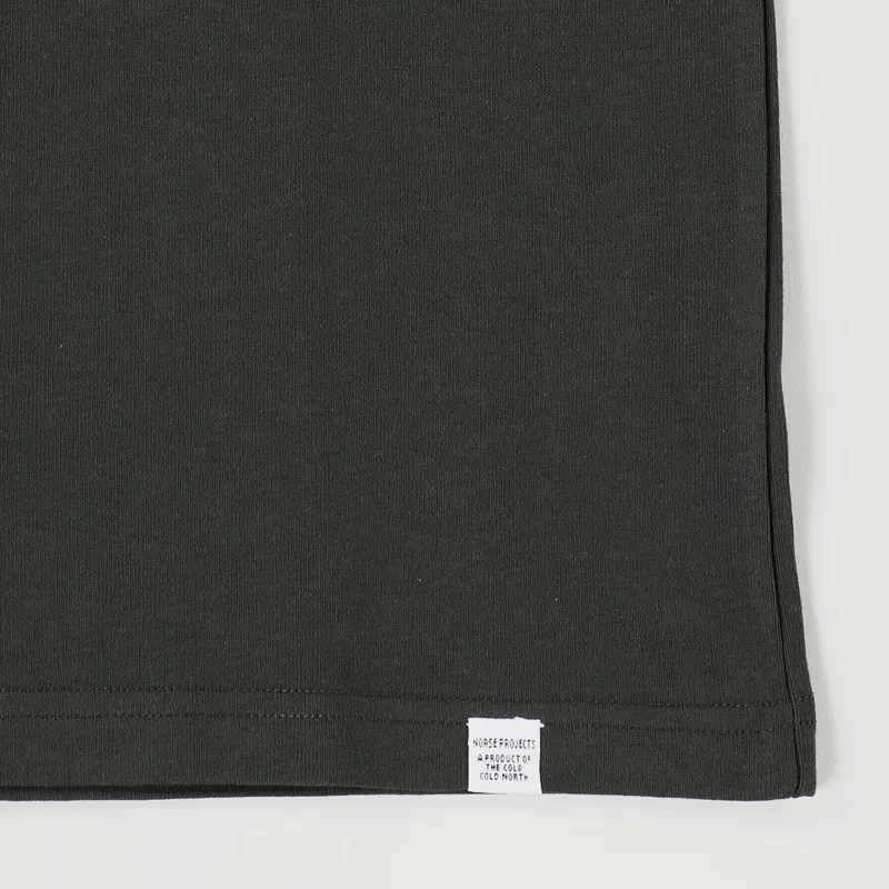 Norse Projects Johannes Pocket T Shirt Beech Green-2