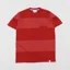 Norse Projects Johannes Block Stripe T Shirt Askja Red