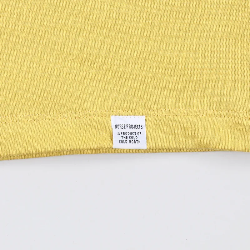 Norse Projects Johannes Block Stripe T Shirt Sunwashed Yellow-2