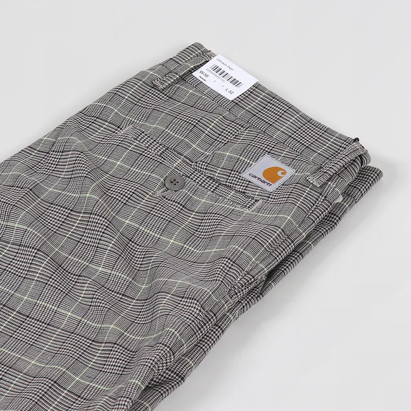 Carhartt WIP Johnson Pant Glencheck Tobacco-2