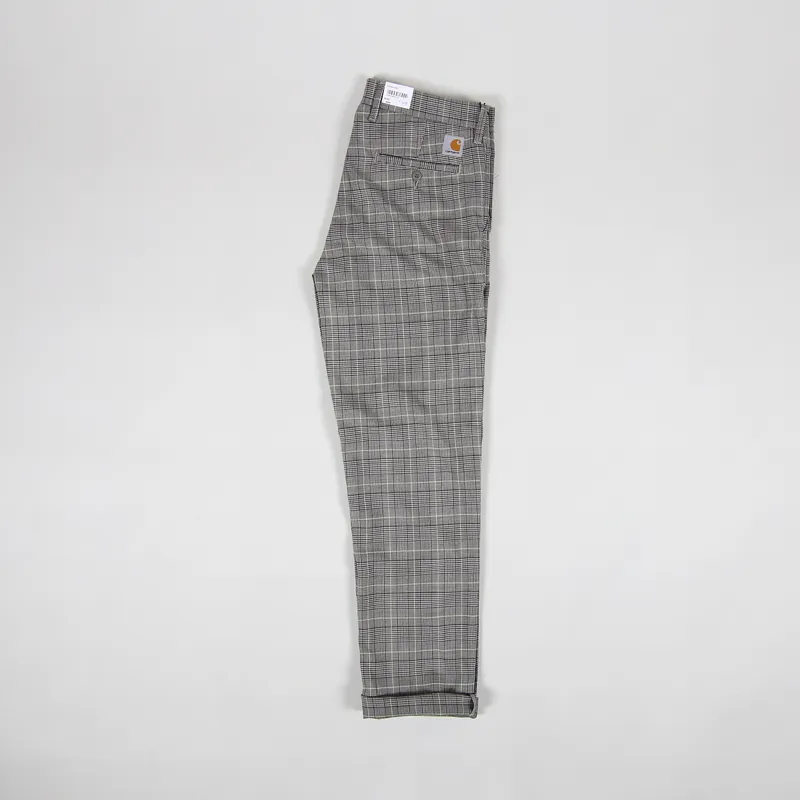 Carhartt WIP Johnson Pant Glencheck Tobacco-5