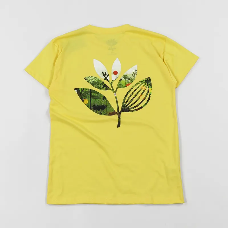 Magenta Jungle 2 T Shirt Yellow