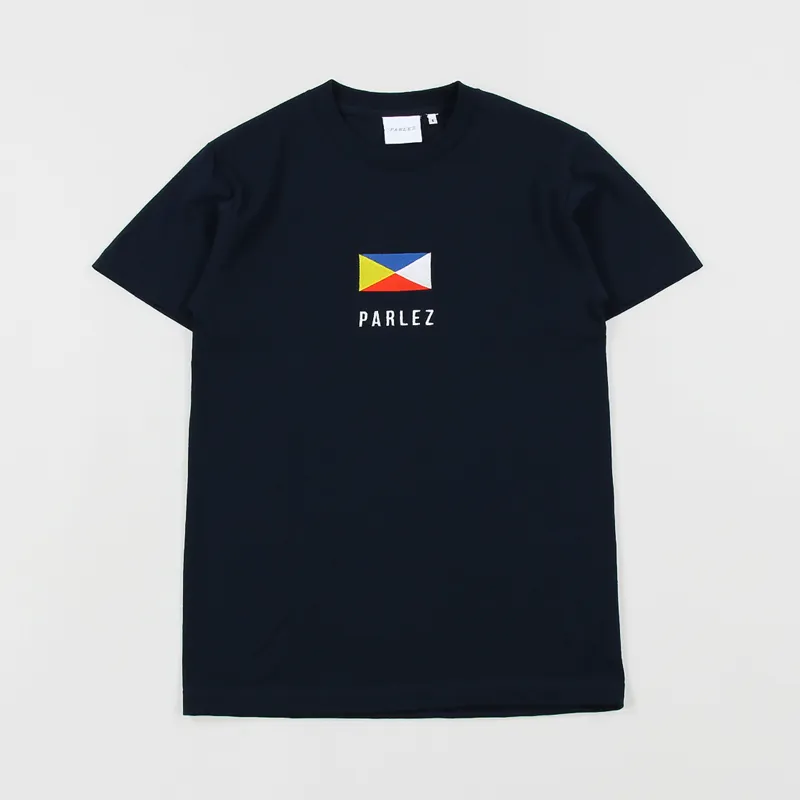Parlez Klipper T Shirt Navy-1
