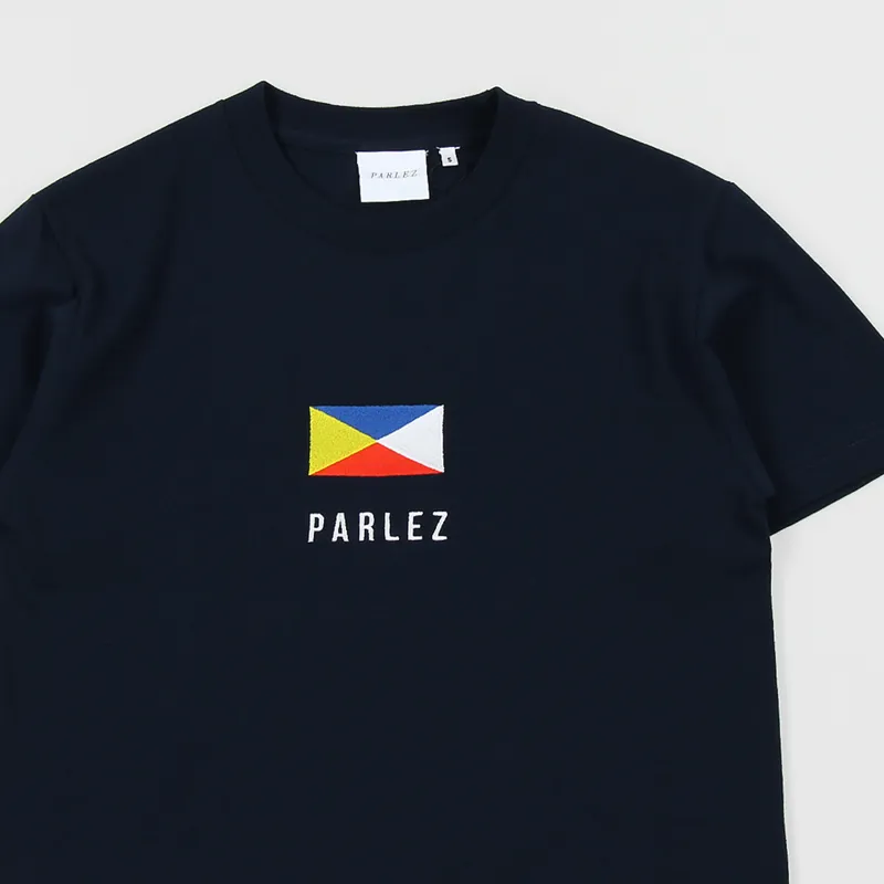 Parlez Klipper T Shirt Navy-2