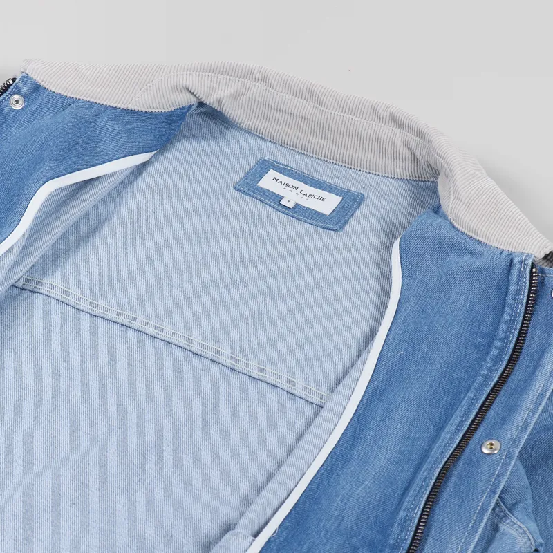 Maison Labiche Denim Jacket Clean Bleached-4