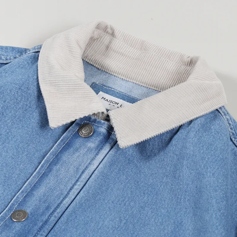 Maison Labiche Denim Jacket Clean Bleached-3