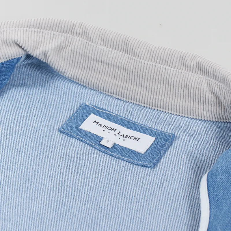 Maison Labiche Denim Jacket Clean Bleached-5