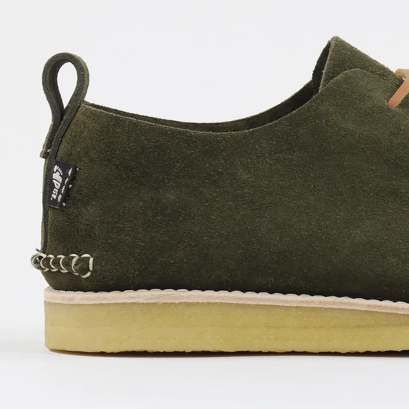 Yogi Footwear Lawson Suede Crepe Shoes Olive-1
