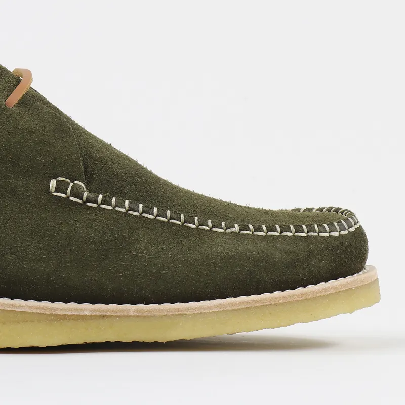 Yogi Footwear Lawson Suede Crepe Shoes Olive-2
