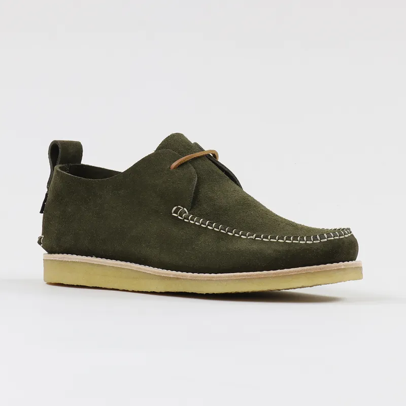 Yogi Footwear Lawson Suede Crepe Shoes Olive-4