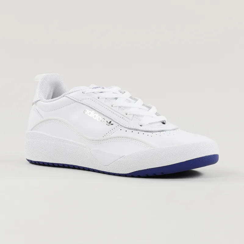 Adidas Skateboarding Liberty Cup Shoes White Blue Silver-4
