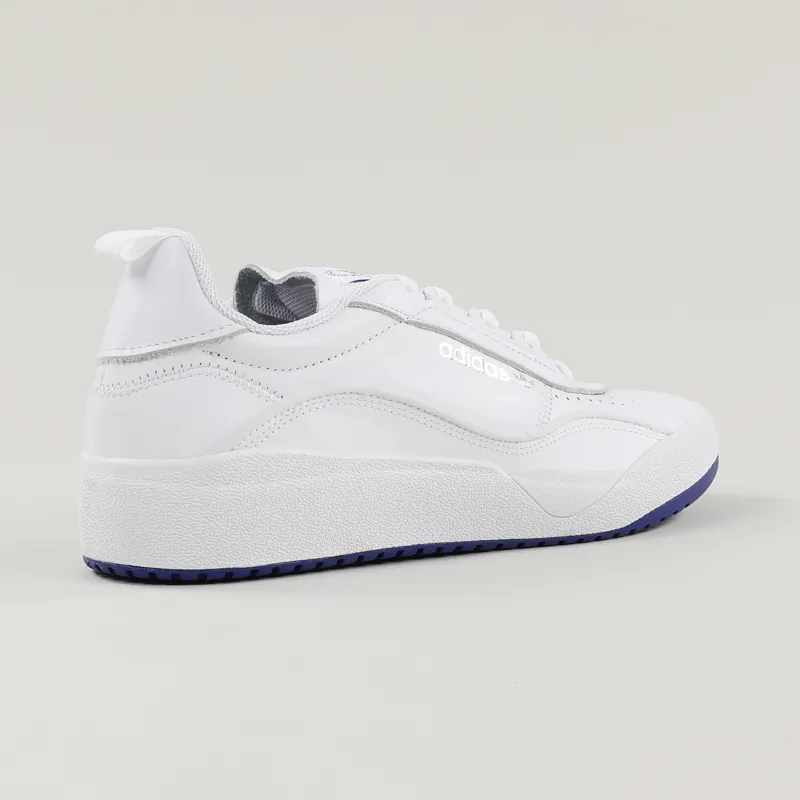 Adidas Skateboarding Liberty Cup Shoes White Blue Silver-5